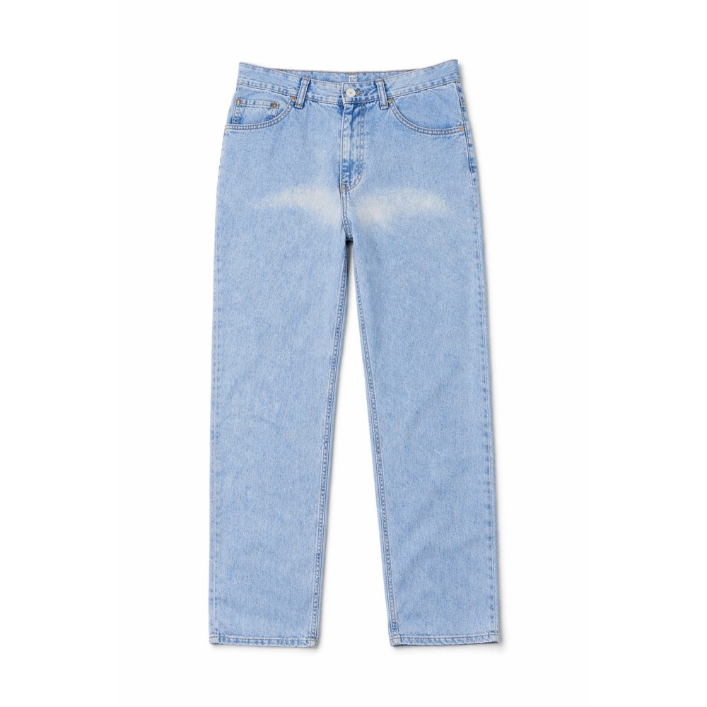 Vintage Lawman Futurized Light Blue Straight‎ Leg Mens 5-Pocket Jeans Size 34